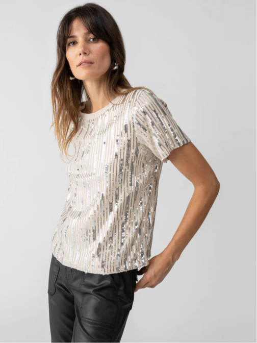 SEQUIN PERFECT TEE